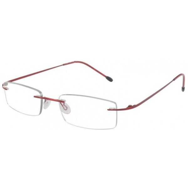 Wine Red Rimless Computer Glasses with Anti Glare Coating Buy