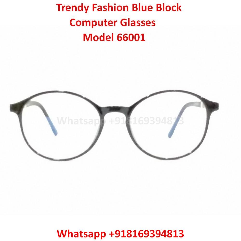 Trendy Fashion Blue Light Blocking Computer Glasses TR66001C1