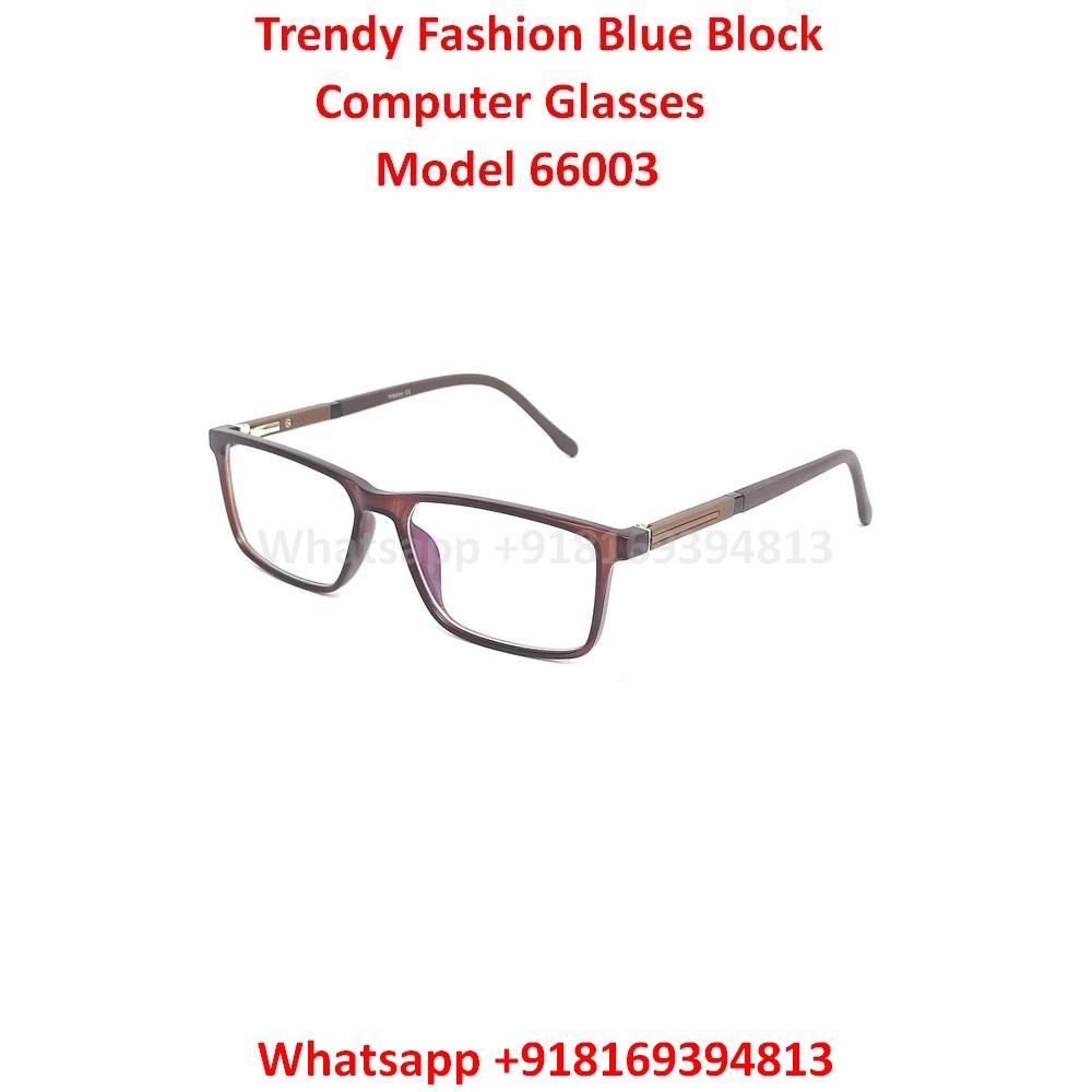 Trendy Fashion Blue Light Blocking Computer Glasses TR66003C5