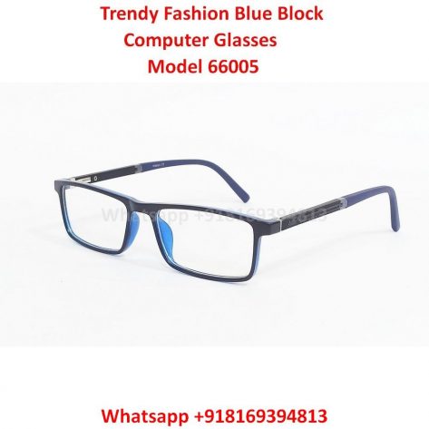 Trendy Fashion Blue Light Blocking Computer Glasses TR66005C6