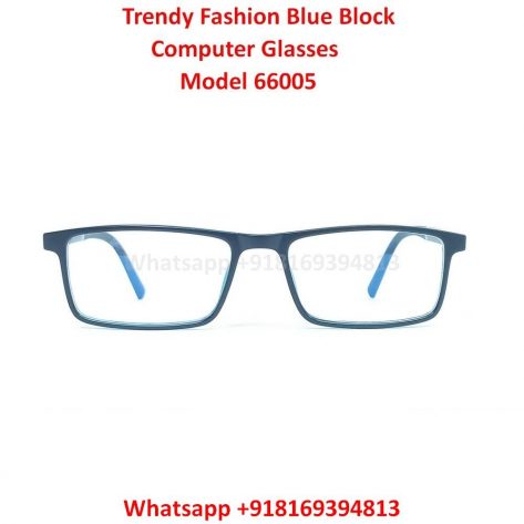 Trendy Fashion Blue Light Blocking Computer Glasses TR66005C6