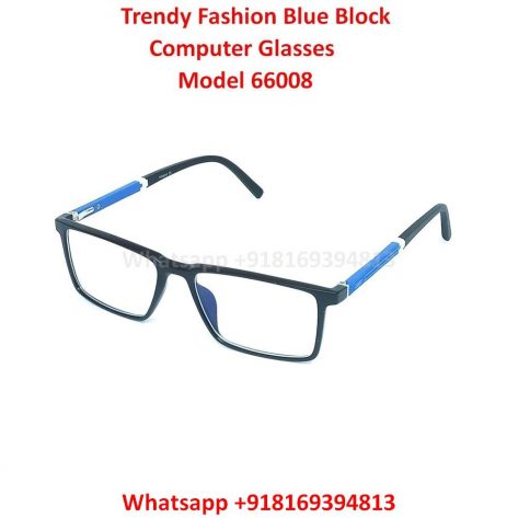 Trendy Fashion Blue Light Blocking Computer Glasses TR66008C3