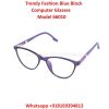 Trendy Fashion Blue Light Blocking Computer Glasses TR66010C9