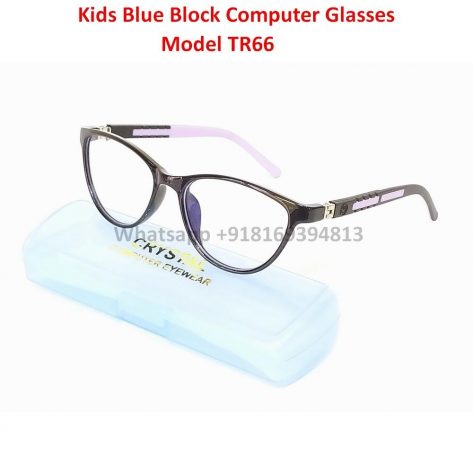 Trendy Fashion Blue Light Blocking Computer Glasses For Kids TR66C3