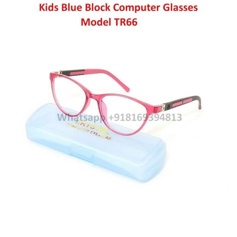 Trendy Fashion Blue Light Blocking Computer Glasses For Kids TR66C6