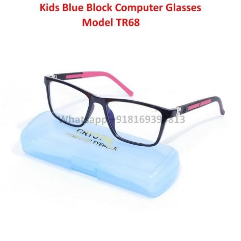 Trendy Fashion Blue Light Blocking Computer Glasses For Kids TR68C1