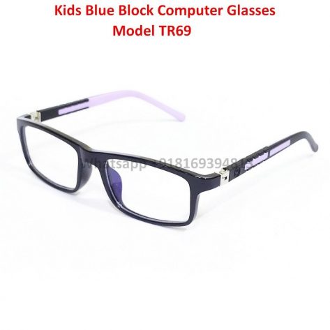 Trendy Fashion Blue Light Blocking Computer Glasses For Kids TR69C3