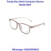 Transparent Purple Blue Light Blocking Computer Glasses M8507 C8